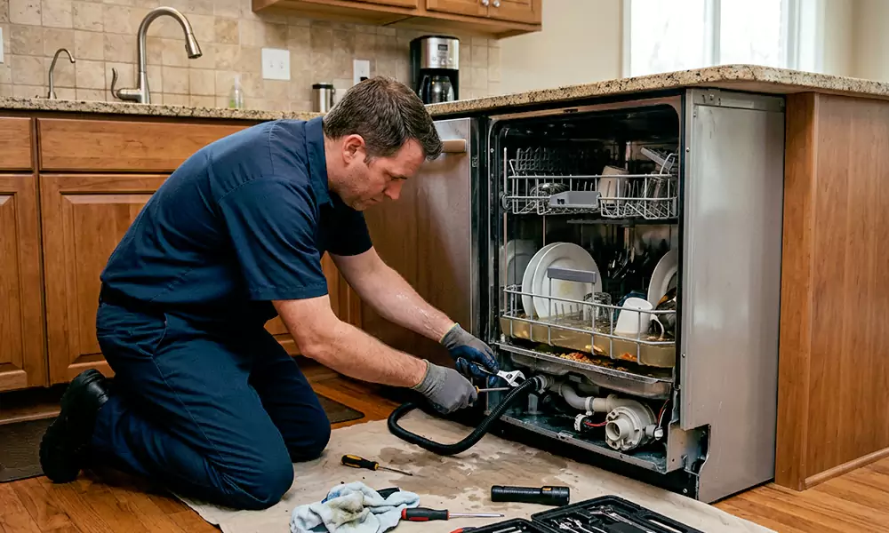 Dishwasher Not Draining Repair in Boston, MA