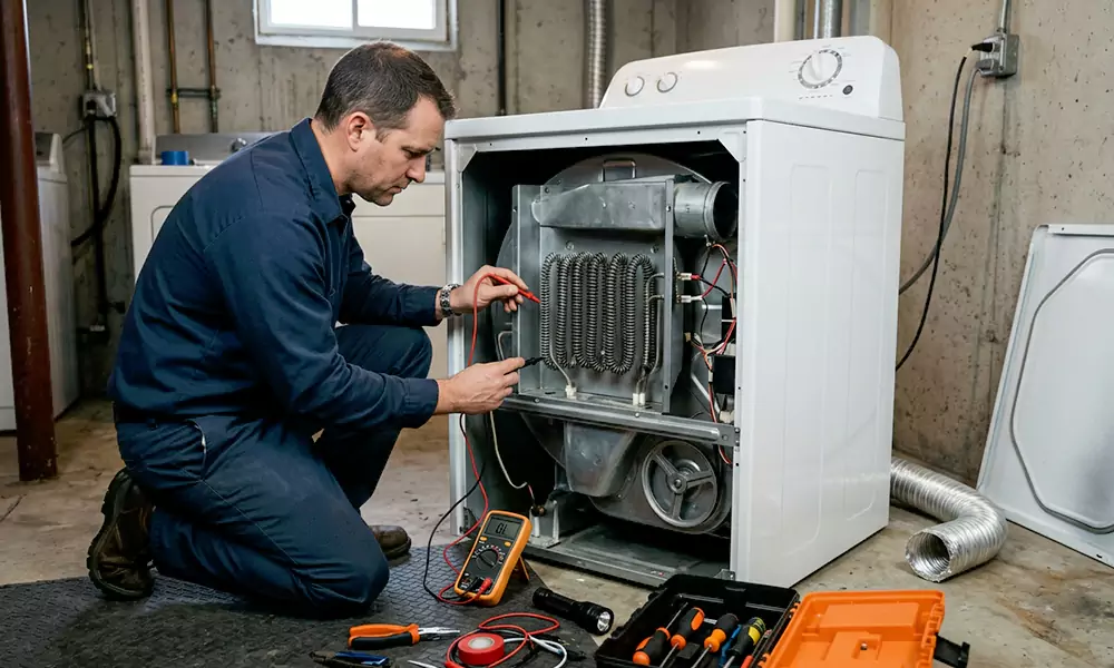 Dryer Not Heating Repair in Boston, MA
